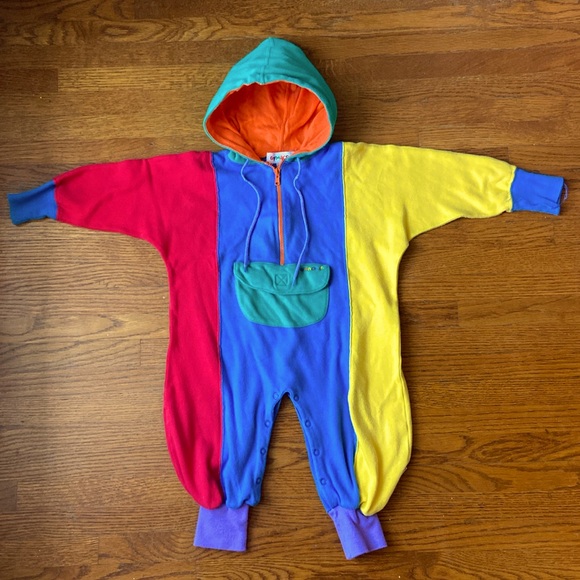Gymboree Other - RARE VTG Gymboree Colorblock Onesie
